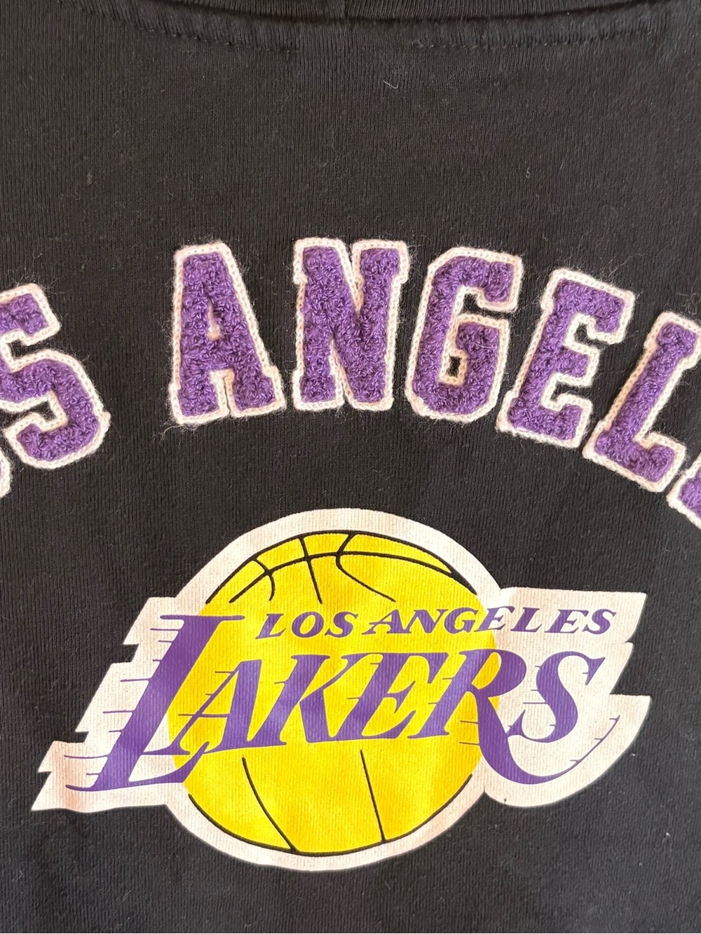 LA Lakers Black Pullover Hoodie - Picture 7 of 14